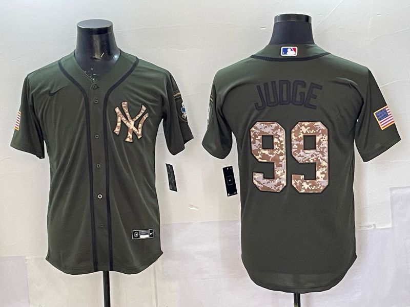 Men 2025 New York Yankees #99 Judge Green camo Nike MLB Jersey style 03->new york yankees->MLB Jersey